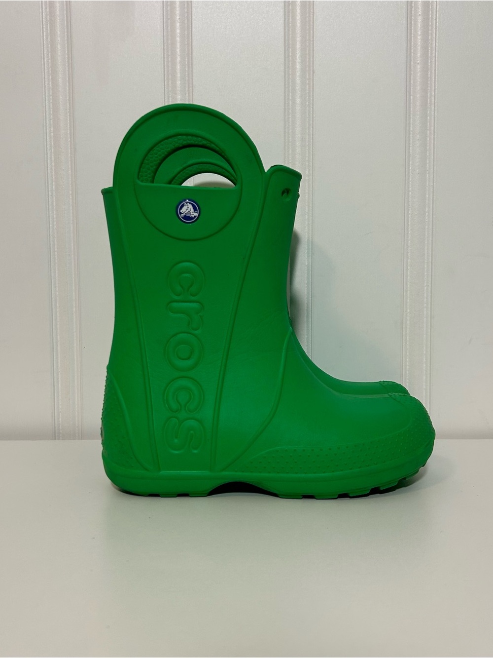 Crocs handle it rain boots green